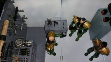 Justice Dept Armoury (Judge Dredd) Custom Diorama / Playset