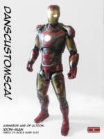 Iron Man Mk 43 (Battle Damaged) (Avengers) Custom Action Figure