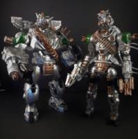 Robot Bebop and Rocksteady (Teenage Mutant Ninja Turtles) Custom Action Figure