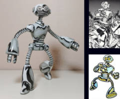 NECA Fugitoid (Teenage Mutant Ninja Turtles) Custom Action Figure