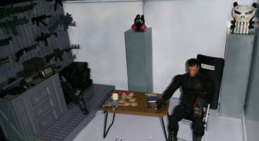 Valentine's Day Solitude (Punisher) Custom Diorama / Playset