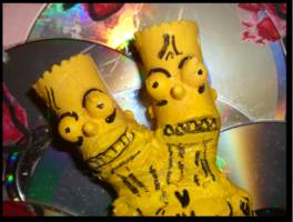 Double Headed Bart Barbarian (Simpsons) Custom Statue / Bust