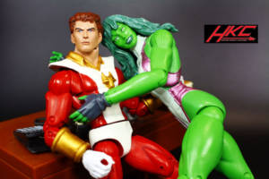 Starfox (Eros of Titan Marvel Legends scale) (Marvel Legends) Custom Action Figure