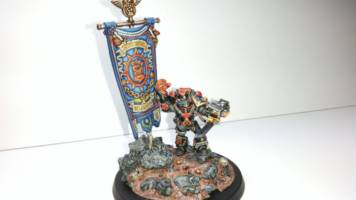 Games Workshop 25th Anniversary Space Marine Customized (Warhammer) Custom Miniature / Figurine