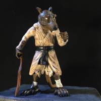 Comic Style Splinter (Teenage Mutant Ninja Turtles) Custom Action Figure