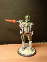 Boba Fett (Star Wars) Custom Miniature / Figurine [Back]