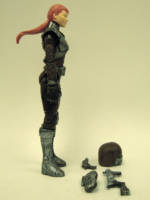 Sheloa Rezza - Bounty Hunter (Star Wars) Custom Action Figure [Left View]