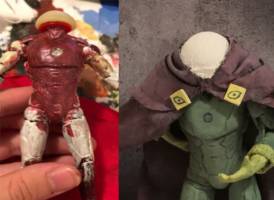 Marvel Legends Mysterio Custom figure (Marvel Legends) Custom Action Figure [Before and After]