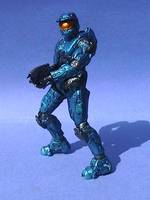Halo 3 Stealth Blue Spartan Night Ops Ranger (Halo) Custom Action Figure
