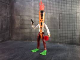 Flaming Carrot (Legendary Comic Book Heroes) Custom Action Figure