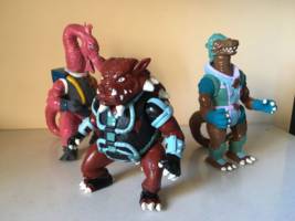 Dinosaucers second batch (Dinosaucers) Custom Action Figure [Plesio, Ankylo and Allo]