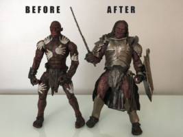 Gûrnok, the elv butcher (Lord of the Rings) Custom Action Figure
