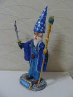 Blue Wizard Of The Far East (figurine)no.2 (Lord of the Rings) Custom Miniature / Figurine [Pallando,Left side]