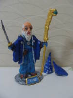 Blue Wizard Of The Far East (figurine)no.2 (Lord of the Rings) Custom Miniature / Figurine [Pallando,Right side]