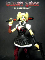 Harley Quinn - Arkham City (DC Infinite Heroes) Custom Action Figure