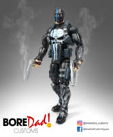 Thin Blue Line Punisher (Marvel Legends) Custom Action Figure