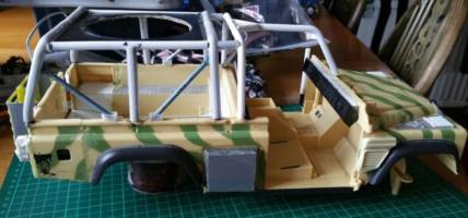 Land Rover WOLF XD WMIK 1/12 scale (Modern Warfare) Custom Vehicle [Work in Progress shot.]