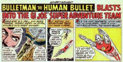 BULLETMAN The Human Bullet GI Joe Adventure Team (DC Universe) Custom Action Figure