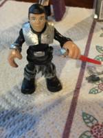 Starkiller (Galen Marek) Playskool (Imaginext) (Star Wars) Custom Action Figure [Starkiller (Galen Marek)]