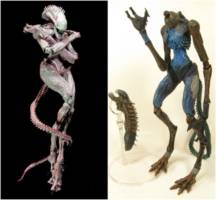 Gemini Xenos (Aliens) Custom Action Figure