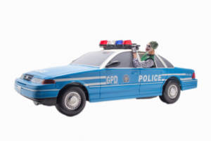 Gotham Police Car (with Joker) - The Dark Knight (Movie Masters) Custom Vehicle