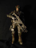 Dystopian one man band mercenary (Cyborgs) Custom Action Figure