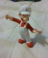 SMB1 Fire Luigi (Super Mario Bros) Custom Miniature / Figurine