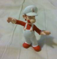 SMB1 Fire Luigi (Super Mario Bros) Custom Miniature / Figurine