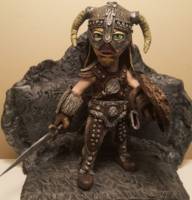The Dragonborn ( stylized figure) (Skyrim) Custom Statue / Bust