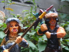 Battle Of The Mounds, Armored Akiro The Wizard (Conan) Custom Miniature / Figurine