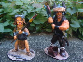 Battle Of The Mounds, Armored Akiro The Wizard (Conan) Custom Miniature / Figurine