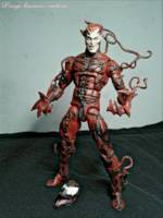 Carnage ( cletus kasady ) (Marvel Legends) Custom Action Figure