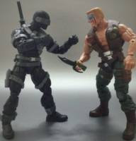 Snake Eyes (G.I. Joe) Custom Action Figure [SNAKE EYES VERSUS NUKE]