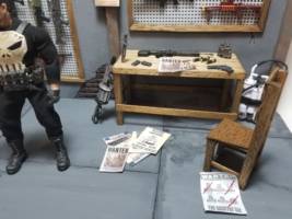 Apartment / Punisher Hideout / Armory Diorama (Marvel) Custom Diorama / Playset