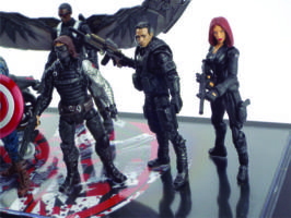Winter Soldier Display (Marvel) Custom Diorama / Playset [Bucky, Rumlow & Nat]