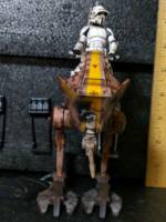 Battle Damaged AT-RT Walker & Arf Driver (Star Wars Clone Wars) Custom Vehicle