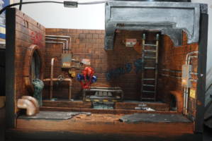 1/12 sewers diorama (Marvel Legends) Custom Diorama / Playset
