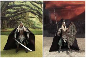 Oropher, Sindarin King of the Silvan Elves of Greenwood the Great, during the second age; father of Thranduil of Mirkwood and grandfather of Legolas. (Lord of the Rings) Custom Action Figure