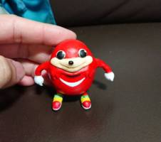 Ugandan Knuckles (Sonic) Custom Miniature / Figurine