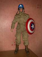 WW2 Captain America / Steve Rogers First Mission (Marvel Icon) Custom Action Figure