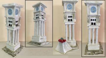 Saint Seiya Sanctuary clock (Saint Seiya) Custom Diorama / Playset