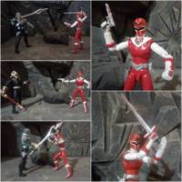 S.H. Figuarts Red Mask (Power Rangers) Custom Action Figure [Red Msk Vs Barrabas!]