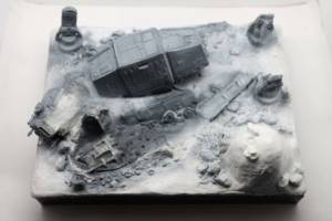 Starwars Hoth Diorama (Star Wars) Custom Diorama / Playset