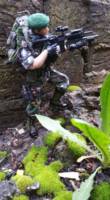Lt Falcon In the field (G.I. Joe) Custom Diorama / Playset