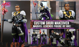 Black Panther Shuri (Comic book style makeover) (Marvel Legends) Custom Action Figure
