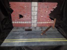 Brick Wall/Street (Marvel Universe) Custom Diorama / Playset