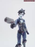 Domino (Marvel Legends) Custom Action Figure [Domino custom action figure aiming pistol]