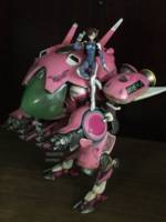 D.VA and Battle Damage Meka (Overwatch) Custom Action Figure [Chillin with MEKA]