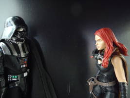 Mara Jade (Star Wars) Custom Action Figure [Mara and Vader]