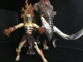 Ghost Rider ( 1 Million BC Avengers) (Marvel Legends) Custom Action Figure